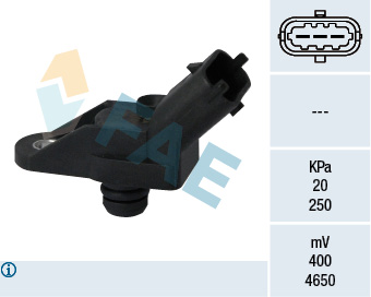 FAE Sensor, sugerørstryk 15057 for VOLVO FIAT ALFA ROMEO FORD STANDARD AUTOMOBILE