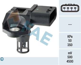 FAE Sensor, sugerørstryk 15109 for OPEL GENERAL MOTORS