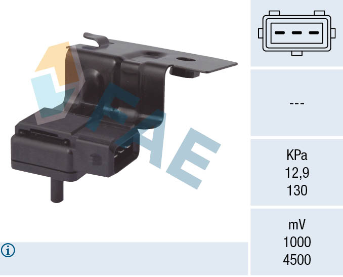 FAE Sensor, sugerørstryk 15085 for VOLVO