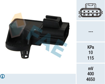 FAE Sensor, sugerørstryk 15088 for FORD MAZDA STANDARD AUTOMOBILE