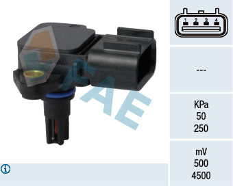 FAE Sensor, sugerørstryk 15069 for FORD JAGUAR