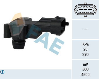 FAE Sensor, sugerørstryk 15100 for OPEL GENERAL MOTORS STANDARD AUTOMOBILE