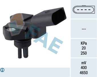 FAE Sensor, sugerørstryk 15093 for VW