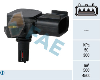 FAE Sensor, sugerørstryk 15114 for FORD
