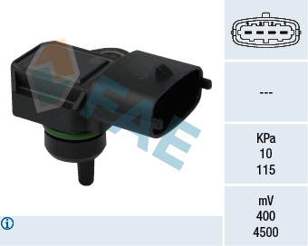 FAE Sensor, sugerørstryk 15118 for KIA STANDARD AUTOMOBILE