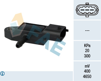 FAE Sensor, sugerørstryk 15128 for FORD