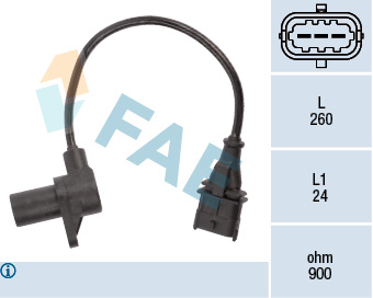 FAE Sensor, knastakselposition 79197 for IVECO HYUNDAI