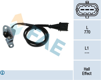 FAE Sensor, knastakselposition 79106 for OPEL FIAT LANCIA GENERAL MOTORS ALFA ROMEO SUZUKI
