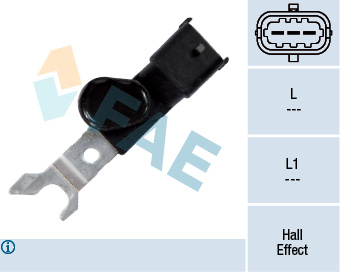 FAE Sensor, knastakselposition 79168 for OPEL