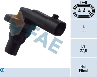 FAE Sensor, knastakselposition 79172 for OPEL FIAT ALFA ROMEO SAAB GENERAL MOTORS