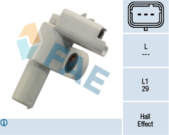 FAE Sensor, knastakselposition 79151 for FORD VOLVO CITROËN FIAT SUZUKI SANTANA PEUGEOT LAND ROVER MAZDA MITSUBISHI LANCIA TOYOTA JAGUAR MINI