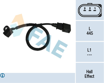 FAE Sensor, knastakselposition 79164 for FORD VW SKODA