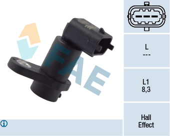 FAE Sensor, knastakselposition 79193 for OPEL GENERAL MOTORS FIAT