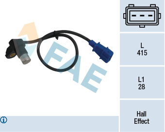 FAE Sensor, knastakselposition 79227 for IVECO LANCIA FIAT ALFA ROMEO