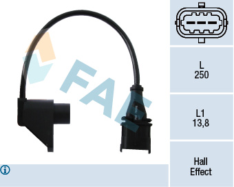 FAE Sensor, knastakselposition 79232 for OPEL GENERAL MOTORS