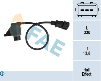 FAE Sensor, knastakselposition 79234 for SAAB OPEL VAUXHALL GENERAL MOTORS