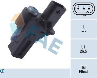 FAE Sensor, knastakselposition 79287 for PEUGEOT BMW STANDARD AUTOMOBILE
