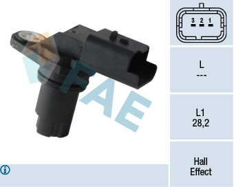FAE Sensor, knastakselposition 79306 for OPEL VAUXHALL GENERAL MOTORS NISSAN RENAULT SUZUKI