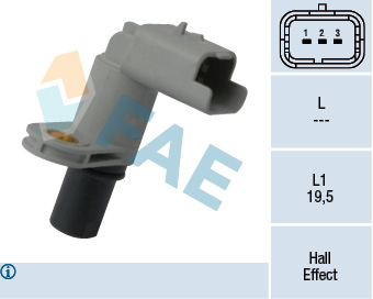 FAE Sensor, knastakselposition 79307 for CITROËN