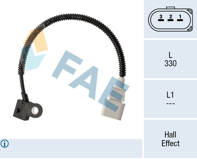FAE Sensor, knastakselposition 79331 for SKODA SEAT AUDI STANDARD AUTOMOBILE