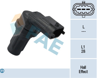 FAE Sensor, knastakselposition 79338 for OPEL FORD FIAT ALFA ROMEO JEEP CHRYSLER BENTLEY STANDARD AUTOMOBILE
