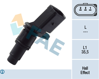 FAE Sensor, knastakselposition 79342 for SKODA VW STANDARD AUTOMOBILE