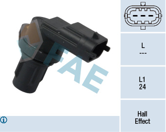 FAE Sensor, knastakselposition 79348 for HYUNDAI