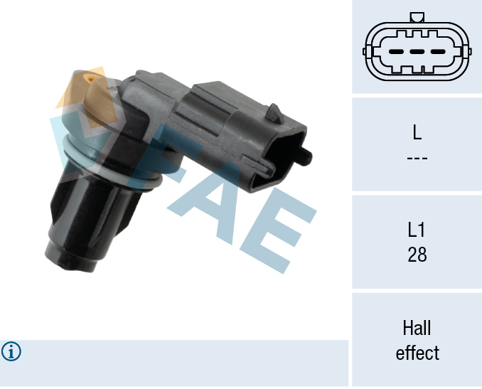 FAE Sensor, knastakselposition 79349 for HYUNDAI KIA