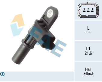 FAE Sensor, knastakselposition 79444 for FORD DS
