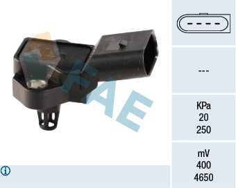 FAE Sensor, sugerørstryk 15026 for DS VW STANDARD AUTOMOBILE
