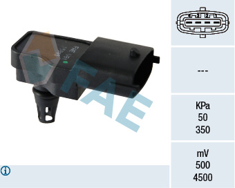 FAE Sensor, sugerørstryk 15045 for RENAULT SUZUKI
