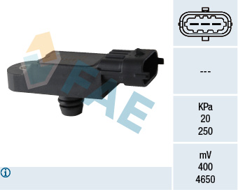 FAE Sensor, sugerørstryk 15067 for RENAULT