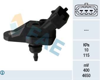 FAE Sensor, sugerørstryk 15054 for OPEL GENERAL MOTORS