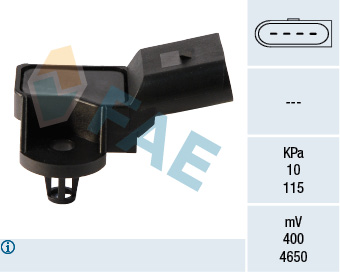 FAE Sensor, ladetryk 15042 for DS PORSCHE SKODA VW SEAT STANDARD AUTOMOBILE