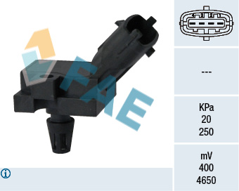 FAE Sensor, sugerørstryk 15082 for FORD VOLVO STANDARD AUTOMOBILE