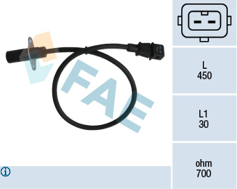 FAE Impulsgiver, krumtapaksel 79001 for DS FIAT ALFA ROMEO CITROËN