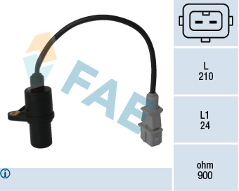 FAE Impulsgiver, krumtapaksel 79047 for KIA STANDARD AUTOMOBILE