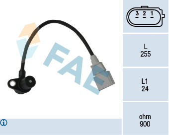 FAE Impulsgiver, krumtapaksel 79050 for AUDI