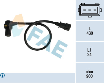 FAE Impulsgiver, krumtapaksel 79054 for LANCIA PEUGEOT CHERY
