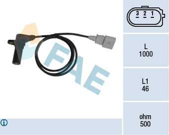 FAE Impulsgiver, krumtapaksel 79064 for SKODA STANDARD AUTOMOBILE
