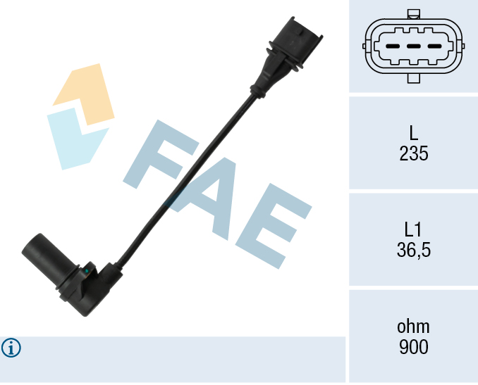 FAE Impulsgiver, krumtapaksel 79068 for DS OPEL VAUXHALL ISUZU HONDA MWM