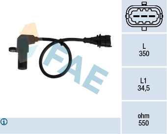 FAE Impulsgiver, krumtapaksel 79069 for OPEL GENERAL MOTORS