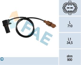 FAE Impulsgiver, krumtapaksel 79077 for DS FIAT ALFA ROMEO LANCIA