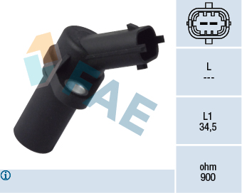 FAE Impulsgiver, krumtapaksel 79093 for PIAGGIO OPEL HOLDEN VOLVO GENERAL MOTORS FIAT CHRYSLER IVECO MAN RENAULT TRUCKS DONGFENG (DFAC)