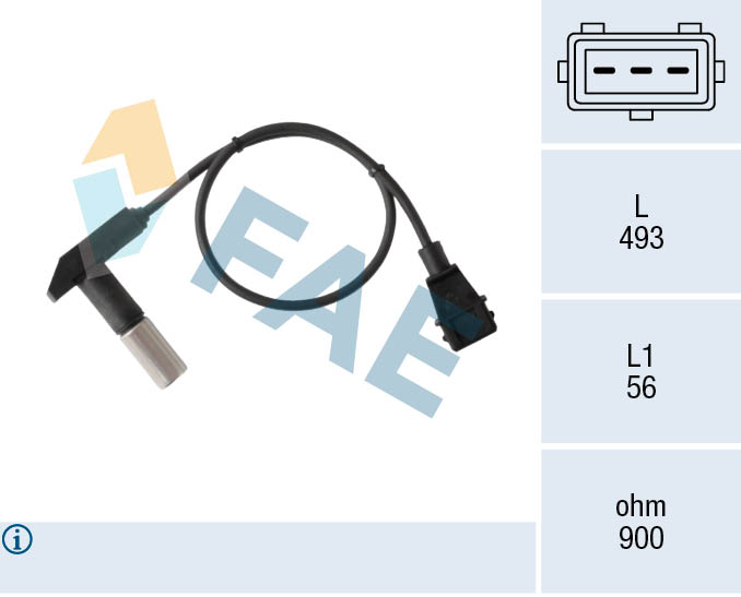 FAE Impulsgiver, krumtapaksel 79208 for VOLVO OPEL FORD FIAT VAUXHALL JAGUAR BMW PORSCHE ROVER STANDARD AUTOMOBILE