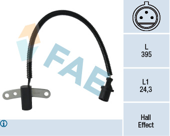 FAE Impulsgiver, krumtapaksel 79305 for JEEP STANDARD AUTOMOBILE