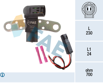 FAE Impulsgiver, krumtapaksel 79319 for DACIA RENAULT NISSAN SUZUKI