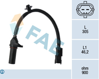 FAE Impulsgiver, krumtapaksel 79334 for HYUNDAI STANDARD AUTOMOBILE