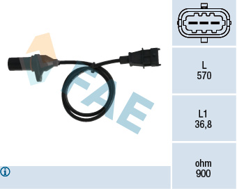 FAE Impulsgiver, krumtapaksel 79332 for HYUNDAI