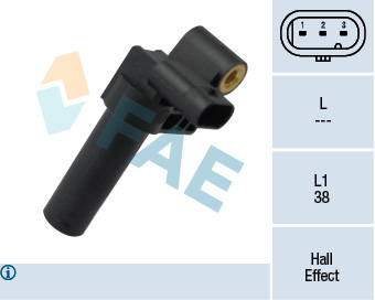FAE Impulsgiver, krumtapaksel 79377 for FORD USA FORD CITROËN
